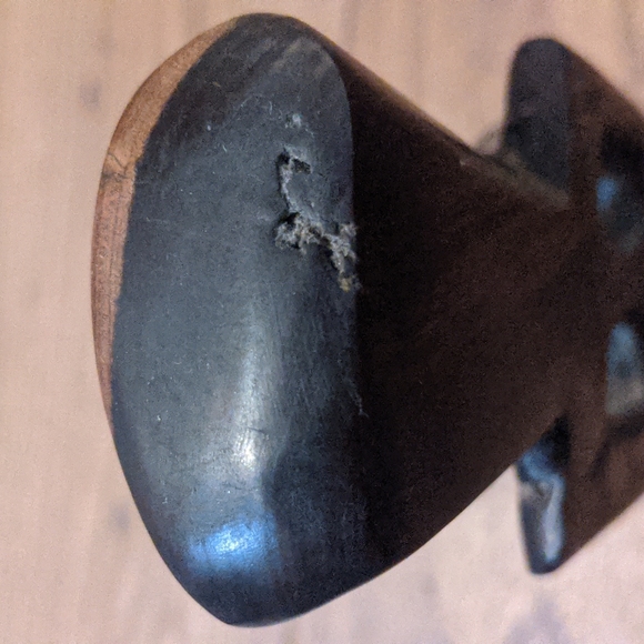 Beautiful  Tribal Hand Carved Ebony/Wooden Statue - Picture 11 of 13